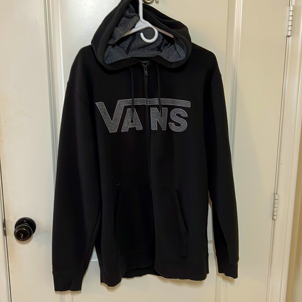 Vans logo zip hoodie Black Men’s Large
